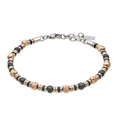 Bracciale uomo acciaio -...