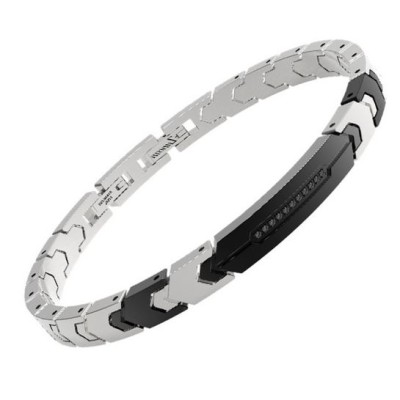 Bracciale acciaio uomo -...