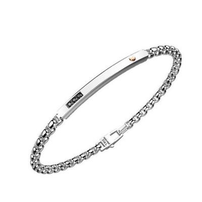 Bracciale acciaio uomo -...