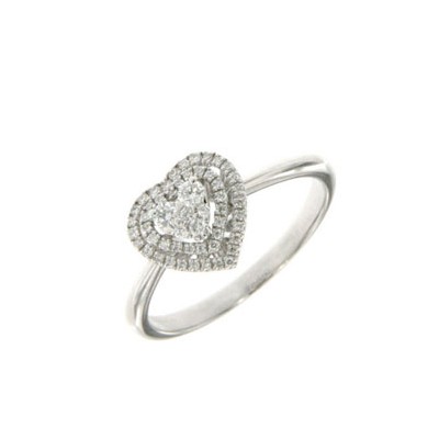 Anello donna oro bianco...