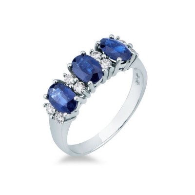 Anello donna oro bianco...