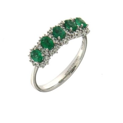 Anello donna oro bianco...