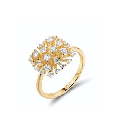 Anello donna argento dorato...