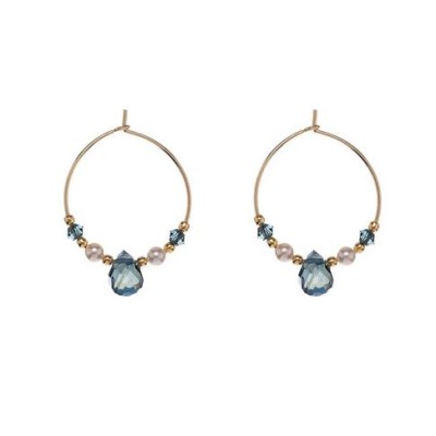 Orecchini argento dorato...