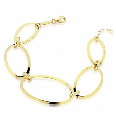 Bracciale argento dorato...