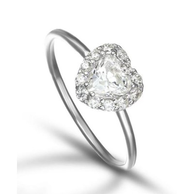 Anello donna oro bianco 9kt...