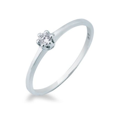 Anello donna oro bianco...