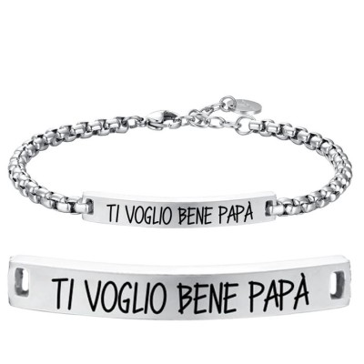 Bracciale uomo acciaio Ti...