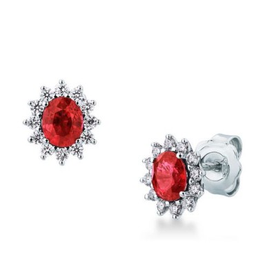 Orecchini donna oro bianco...