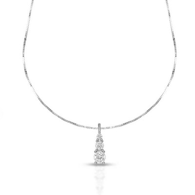 Collana donna oro bianco...