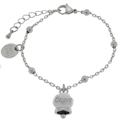 Bracciale donna acciaio con...