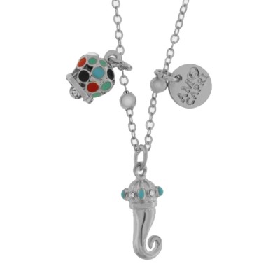 Collana donna acciaio con...