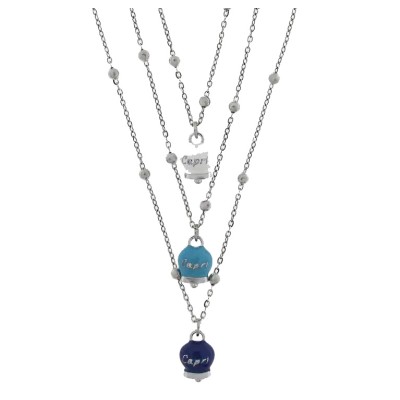 Collana donna acciaio con...