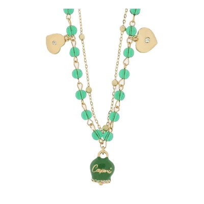 Collana donna acciaio con...