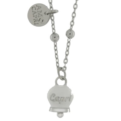 Collana donna acciaio con...