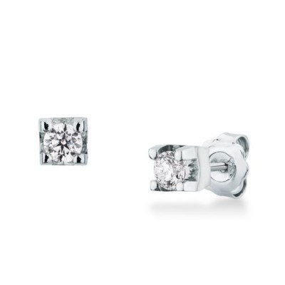 Orecchini punto luce oro...