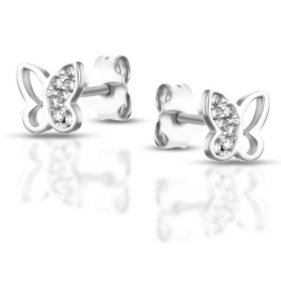 Orecchini oro bianco 9kt...