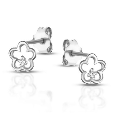 Orecchini oro bianco 9kt...