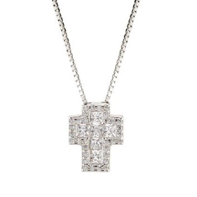 Collana Argento Zirconi...
