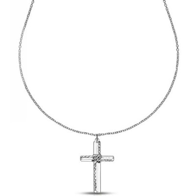 Collana uomo oro bianco 9kt...