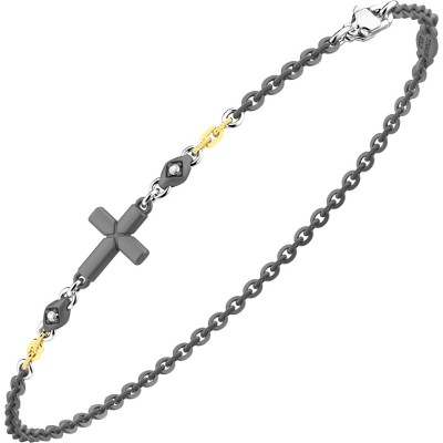 Bracciale uomo oro e...