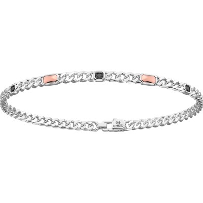 Bracciale uomo argento e...