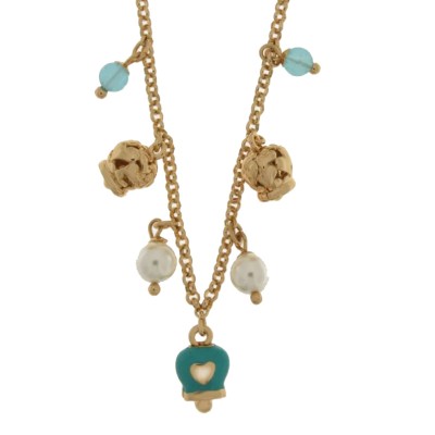 Collana donna acciaio con...