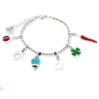 Bracciale donna acciaio con...